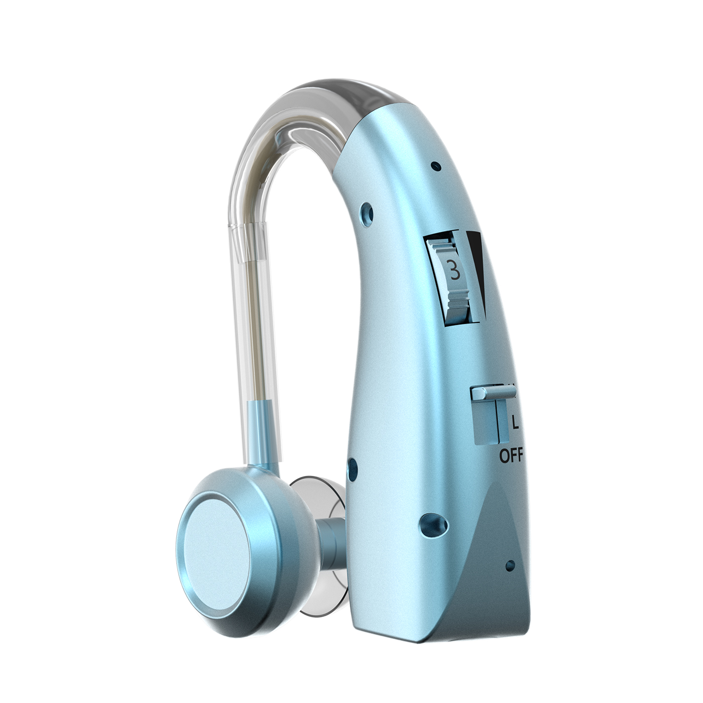 J-968 Jiajianle analog hearing aids Azure color