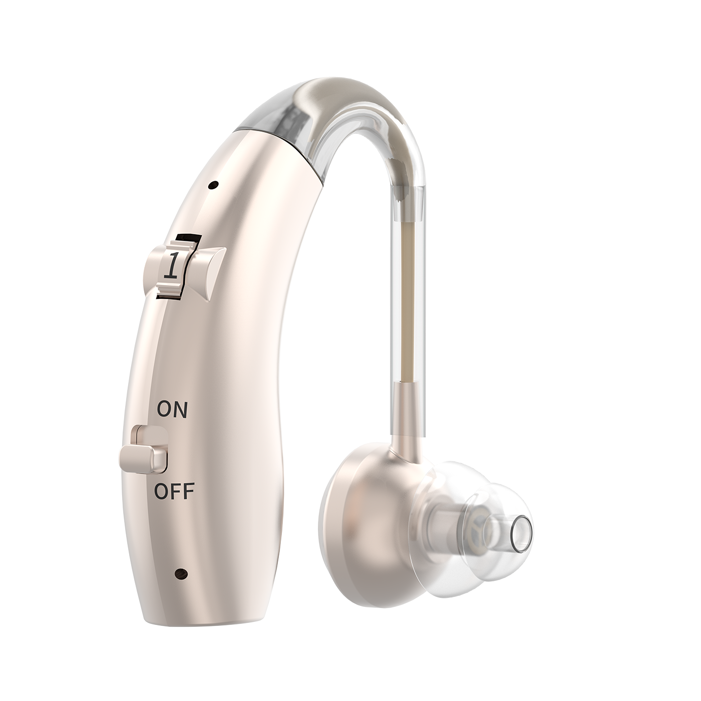 J-885 deaf hearing aid champagne color
