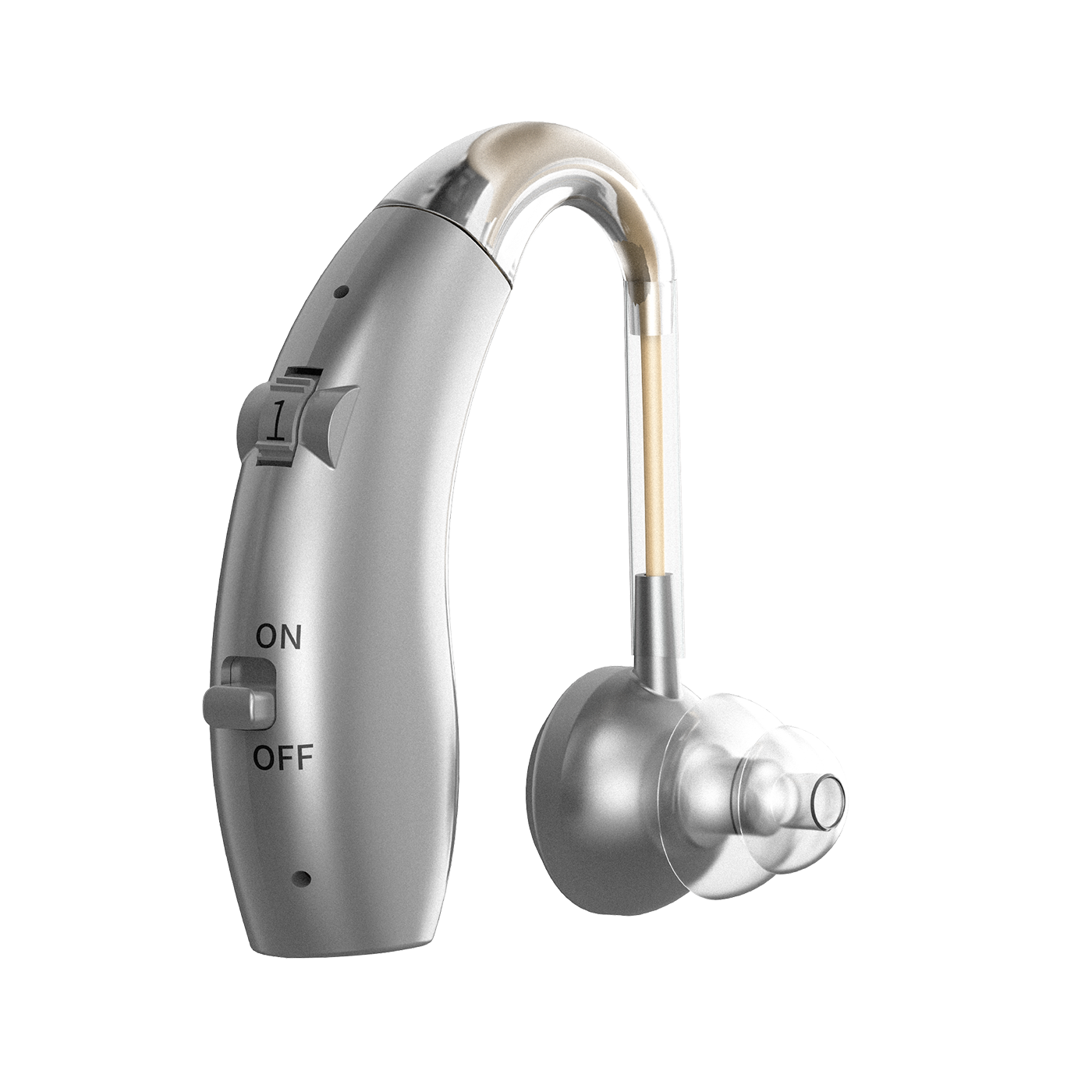 J-885 assisted hearing devices grey color