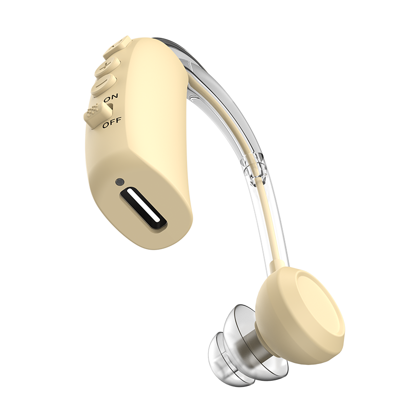 rechargeable-hearing-aid with type C
