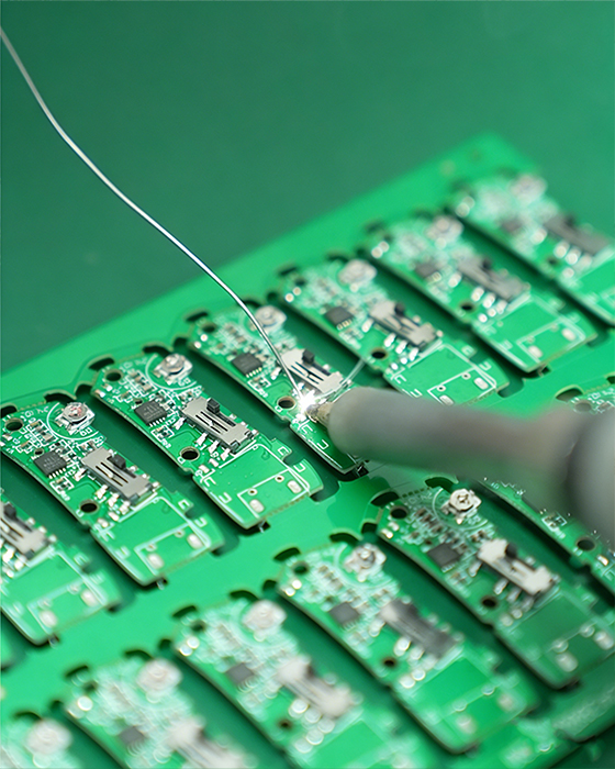 Hearing aids work craft soldering