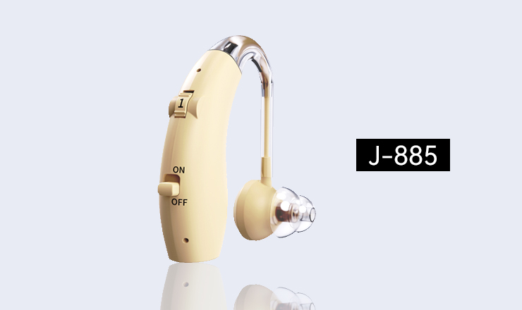 J-885 High Gain USB-C Rechargeable Mini Hearing Aids
