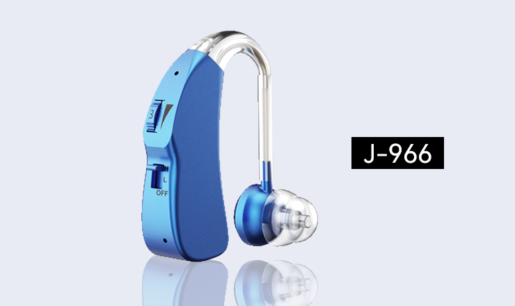 HomeWellness J-966 hearing aids blue color